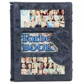 Книга в кожаном переплете "Forbes book. 10 000 мыслей и идей от влиятельных бизнес-лидеров и гуру менеджмента"